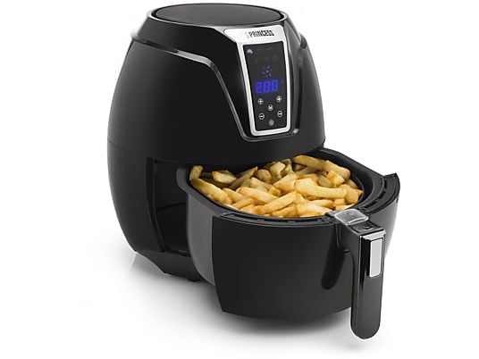 De Ninja Airfryer MAX PRO bakt frietjes met hete lucht en slechts een klein beetje olie, waardoor ze goudbruin en krokant worden zonder overtollig vet.