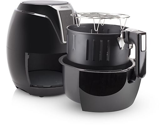 Een volledige maaltijd (gebraden kip met groenten) bereid in de Ninja Airfryer MAX PRO. Dankzij de efficiënte hete-luchttechnologie is dit gerecht sneller klaar en met minder energie verbruikt dan in een conventionele oven.